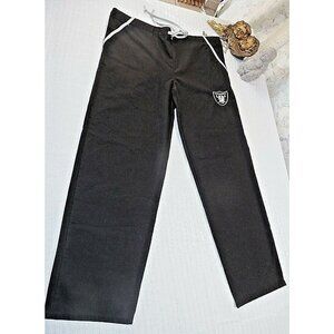 Raiders NFL  Casual Lounge Pants Sweatpants Black Mens Size Small